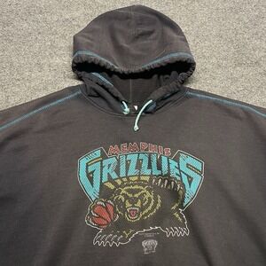 y2k Early 2000s Memphis Grizzlies Hoodie Mens XL NBA Basketball Pullover